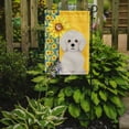 thumbnail image 2 of Summer Sunflowers Bichon Frise Flag Garden Size, 2 of 5
