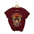 thumbnail image 3 of Graduation Level Complete 2022 T-Shirt Summer Letter Print Comfy Short Sleeve Blouse, 3 of 5