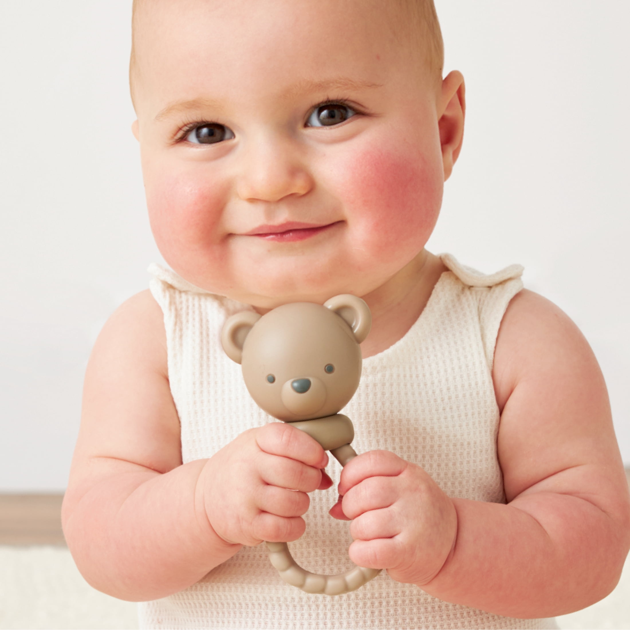 Itzy Ritzy Bear Rattle Teether
