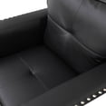 thumbnail image 5 of TrumanPick Leather Sofa Couch Set, Modern Sofa and Loveseat Sets, Modular Sectional Couch Furniture Sets for Living Room, Black, 5 of 6