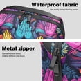 thumbnail image 4 of Pray USB Case Digital Bag Cord Organizer Box Charger Case Oxford Cloth Waterproof Electronics Storage Bag 5.9x9.44x3.14 in, 4 of 6