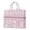 Pink, variant on Fashion Luxury Tote Bag Cotton Linen Handbag Large Capacity Jacquard Shoulder Bag Retro Exquisite Dupes Crossbody Handbag, Pink