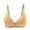 Beige Everyday Bra, variant on HAPIMO Women's Plus Size Everyday Bra Elderly Lifting Bra Comfy Underwear Wireless Brassiere Solid Color Trendy Lady Lingerie Beige L