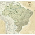 thumbnail image 1 of National Geographic Maps RE01020613 Brésil Carte Murale - Laminée, 1 of 1