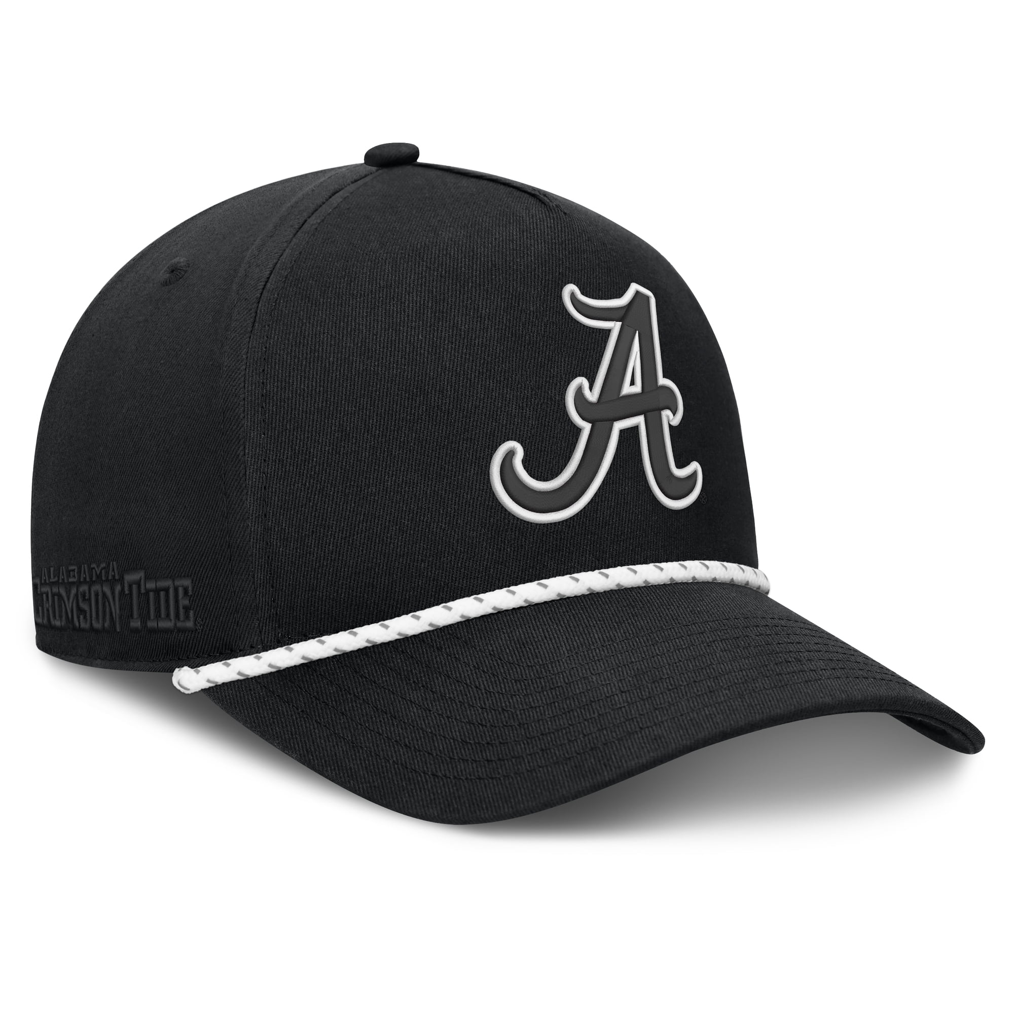 Men's Fanatics  Black Alabama Crimson Tide Undertone Rope Adjustable Hat