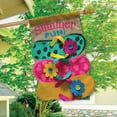 thumbnail image 4 of Briarwood Lane Summer Fun Flip Flops Burlap House Flag, 4 of 4