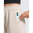thumbnail image 4 of Pantalones deportivos CRZ YOGA SoftAura de pierna ancha para mujer, color Mojave Tan, 4 of 4