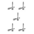thumbnail image 2 of Wisewang Headphone Adapter 6.35 mm Male to Stereo 3.5 Audio Plating Gold Converter FemaleWear-resistant Dual Channel for Jack Process mm Plug 3.5to6.5 silver 5Set, 2 of 6