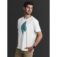 thumbnail image 2 of Beautiful Whale In Ocean T-Shirt Men -Image by Shutterstock, Male XX-Large, 2 of 4