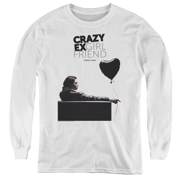 Crazy Ex Girlfriend Crazy Mad Youth Long Sleeve T-Shirt White