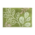 thumbnail image 2 of XEOVHV Green Leaf Non Slip Bathroom Rugs, Cute Plant Absorbent Bath Mat, Funny Botanical Floor Bathmat Washable Small Bath Matt Bathroom Decor-16''x24'', 2 of 9