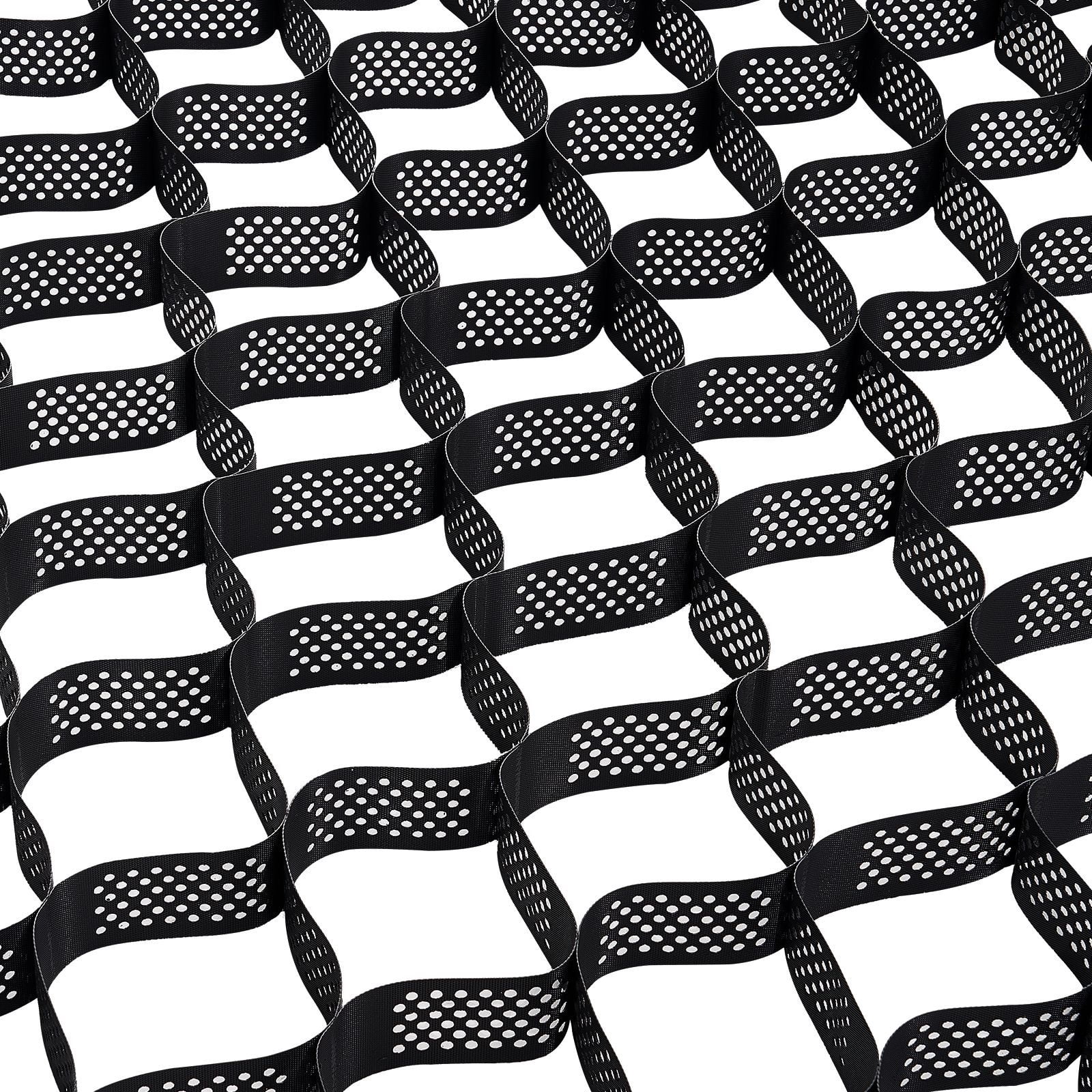 Gravel Grid, 4 Inch Depth, 1880 LBS Per Sq ft Grass Ground Retainer, Permeable Geo Grids Driveway Stabilization, for Garden, Patio, Walkway, RV Parking Slopes, 17.06x8.86 FT/5200x2700mm