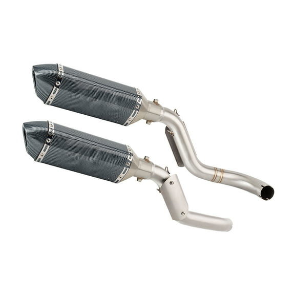 For Honda VTR 1000 1997 to 2006 VTR1000F Firestorm / Superhawk VTR1000 Escape Slip-on Motorcycle Exhaust Muffler With High Level Mid Link Pipe