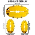 thumbnail image 4 of Étrier de Frein avant et Arrière 2 Paires Rouge Étrier de Protection contre la Chaleur pour Modification et Décoration de Moyeu de Roue de Voiture, 4 of 5