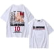 thumbnail image 1 of Camiseta de Slam Dunk para hombre, Camisa de algodón puro de gran tamaño, Manga corta, Unisex, Sakuragi, Hanamichi, kaade, Rukawa, 1 of 4