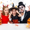thumbnail image 3 of Disfraz de personaje de Halloween, aparatos dentales falsos blancos, accesorios para fiestas navideñas, dentaduras postizas de plástico, 3 of 6