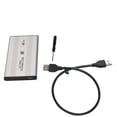 thumbnail image 2 of Carcasa de aleación de aluminio de caja de disco duro móvil externo SATA USB 2,0 de 2,5 pulgadas Likrtyny Para estrenar, 2 of 6