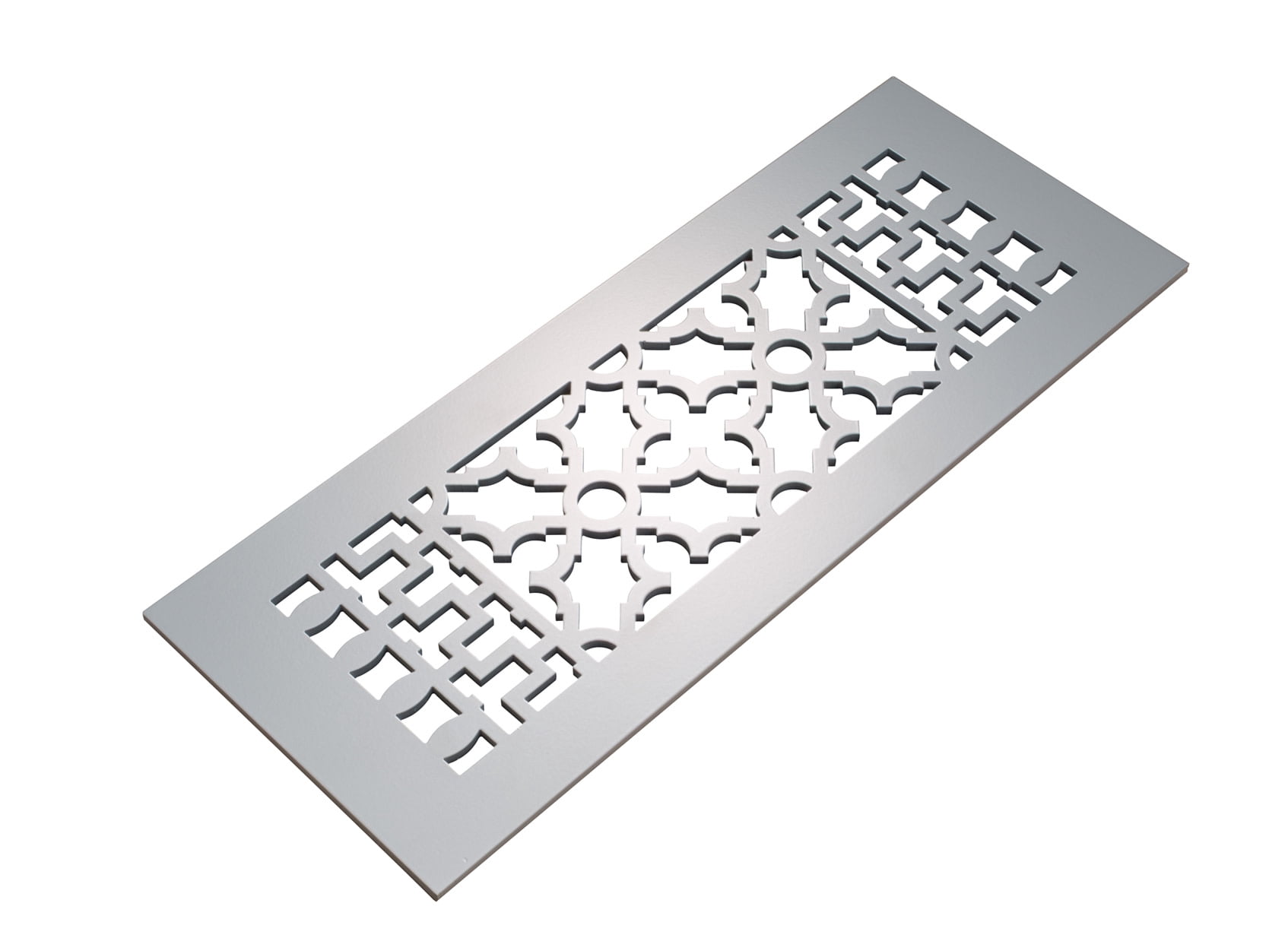 Reggio Registers 614-AMSGNH Scroll 4" X 12" Aluminum Floor Grille - Gold