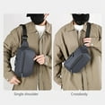 thumbnail image 7 of Men's Waterproof Crossbody Shoulder Bag – Lightweight, Spacious, Multi-Functional Design with Adjustable Strap for Outdoor Sports & Travel, 7 of 7