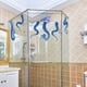 thumbnail image 5 of Calcomanías de pared de pulpo azul, tentáculos de pulpo, vinilo adhesivo de pared con temática de animales marinos, para baño, dormitorio, guardería, decoración submarina., 5 of 9