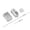 Gray Color, variant on Protective Silicone Case for Action Cameras with Shockproof Design Ventilation Holes Lens Cover and Wrist Strap
