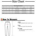 thumbnail image 3 of Prolriy Dress Pants Women, Women's Solid Color Fashionable Casual Pocket Cotton Linen Waist Wide Leg Pants Women's Pants Business Casual Pants for Women Army Green L, 3 of 7