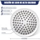 thumbnail image 3 of Regaderas para Baño,Combo de 6''Cabezal de Ducha de Lluvia de Alta Presión y 9''Shower Head de Mano,con Manguera de 58''y 3 Modos,con Botón de Control de Flujo,Boquilla Autolimpiante,para Baño,Hotel, 3 of 9