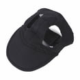 thumbnail image 1 of Pet Sun Hat Summer Sun Baseball Cap Black L, 1 of 2