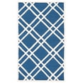 thumbnail image 2 of SAFAVIEH Cambridge Judy Geometric Wool Area Rug, Navy Blue/Ivory, 4' x 6', 2 of 7