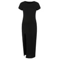 thumbnail image 3 of zanvin Robe de Grossesse pour Femmes, Robe de Grossesse Mode pour Femmes à Manches Courtes Unies avec Fente Ouverte, 3 of 5