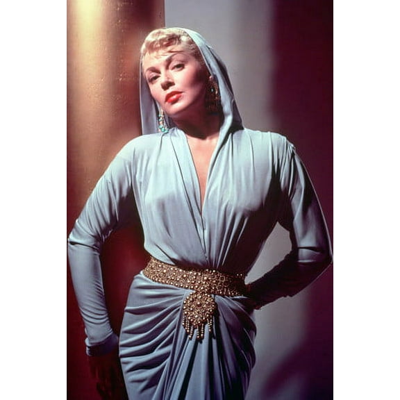 Lana Turner Stunning Glamour Color 24X36 Poster