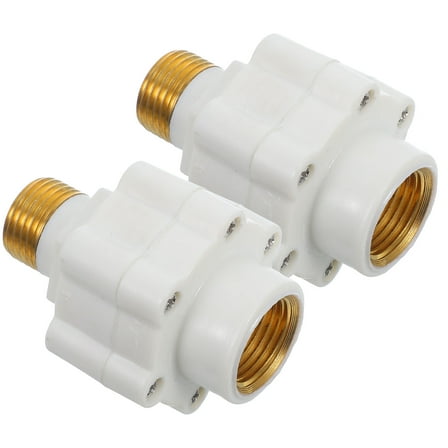 2PCS Universal Electric Water Heater Anti Leakage Device with Copper Head for Kitchen and Bathroom