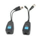 thumbnail image 1 of 1 par de transceptores Balun de alimentación de video BNC coaxial pasivo para CCTV a conector RJ45, 1 of 15