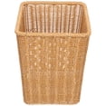 thumbnail image 2 of Cesta tejida para basura Cesta tejida multiusos Papelera tejida Papelera de baño, 2 of 6