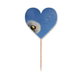thumbnail image 1 of Blue Sky Beautiful White Dandelion Toothpick Flags Heart Lable Cupcake Picks, 1 of 3