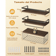 thumbnail image 4 of Repisas Flotantes Labg  Madera Modernas Estantes Baño Marron Oscuro, 4 of 5