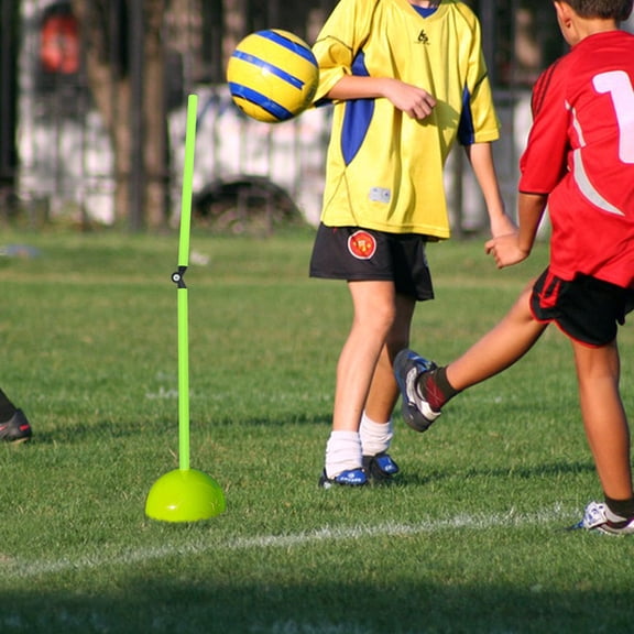 SEWCHICS 3-Pack Foldable Soccer Training Poles for Football Skill Development and Practice Drills