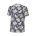 thumbnail image 6 of Wukai Lilies Flowers Print Men's Short-Sleeved Mesh T-Shirt,Quick-Dry Short Sleeve Workout T-Shirt-Large, 6 of 8