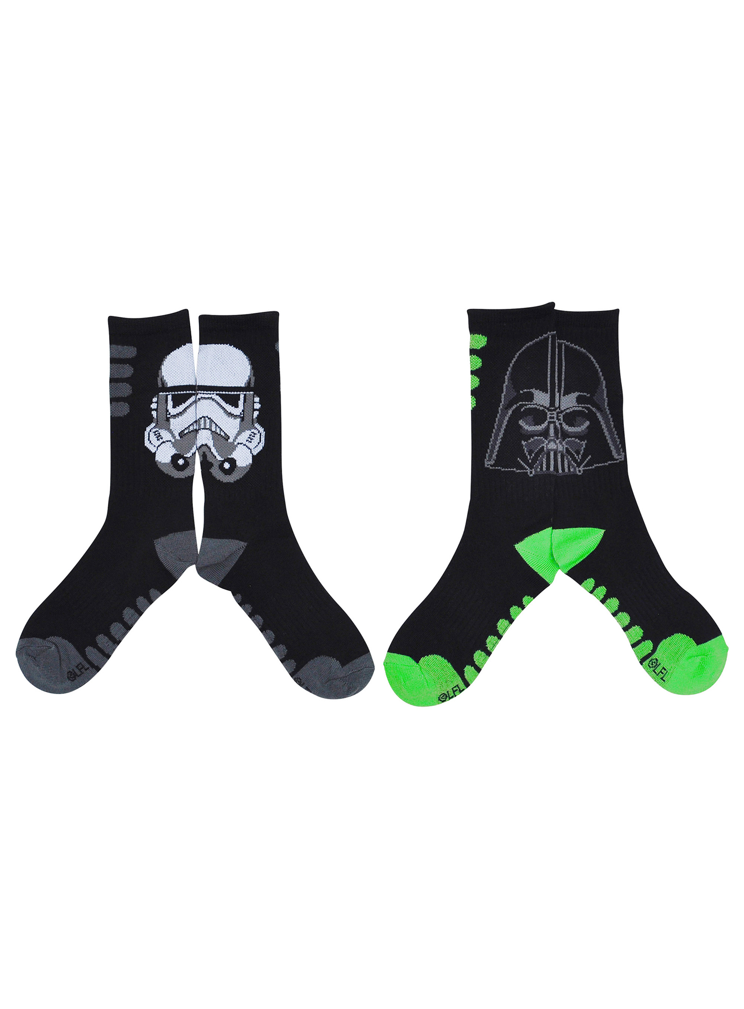 Boys Darth Vader Stormtrooper Crew Socks (2PAIRS) Walmart Canada