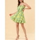 thumbnail image 5 of Vestido de tirantes de espagueti con lazo de INSPIRE CHIC, 5 of 6