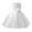 White, variant on Mercatoo 3 to 10 Years Girls' Dress Spring/Summer Solid Color Sleeveless Sequins Flower Mesh Dress 𝐏𝐚rty Birthday School Dress