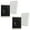 White, variant on Polk Audio OWM3 Compact Satellite Speaker - 4 Pack (White)