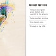 thumbnail image 3 of Austin, Texas, Bat, Watercolor Birch Wood Wall Sign (6x9 Rustic Home Decor, Ready to Hang Art), 3 of 5