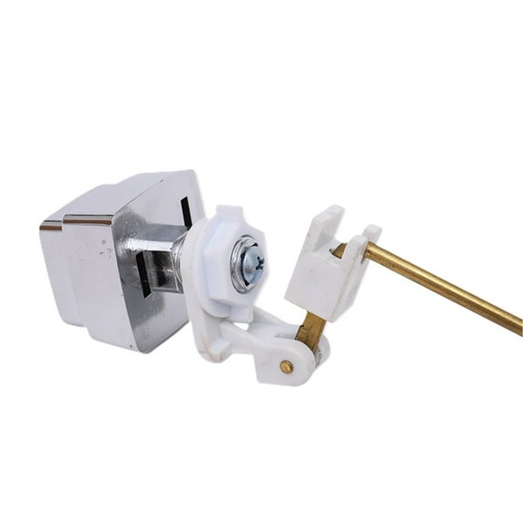 Side Mount Toilet Tank Lever Flush Handle Brass Push Button Replacement Toilet Tank Handle Home Improvement Smile Home