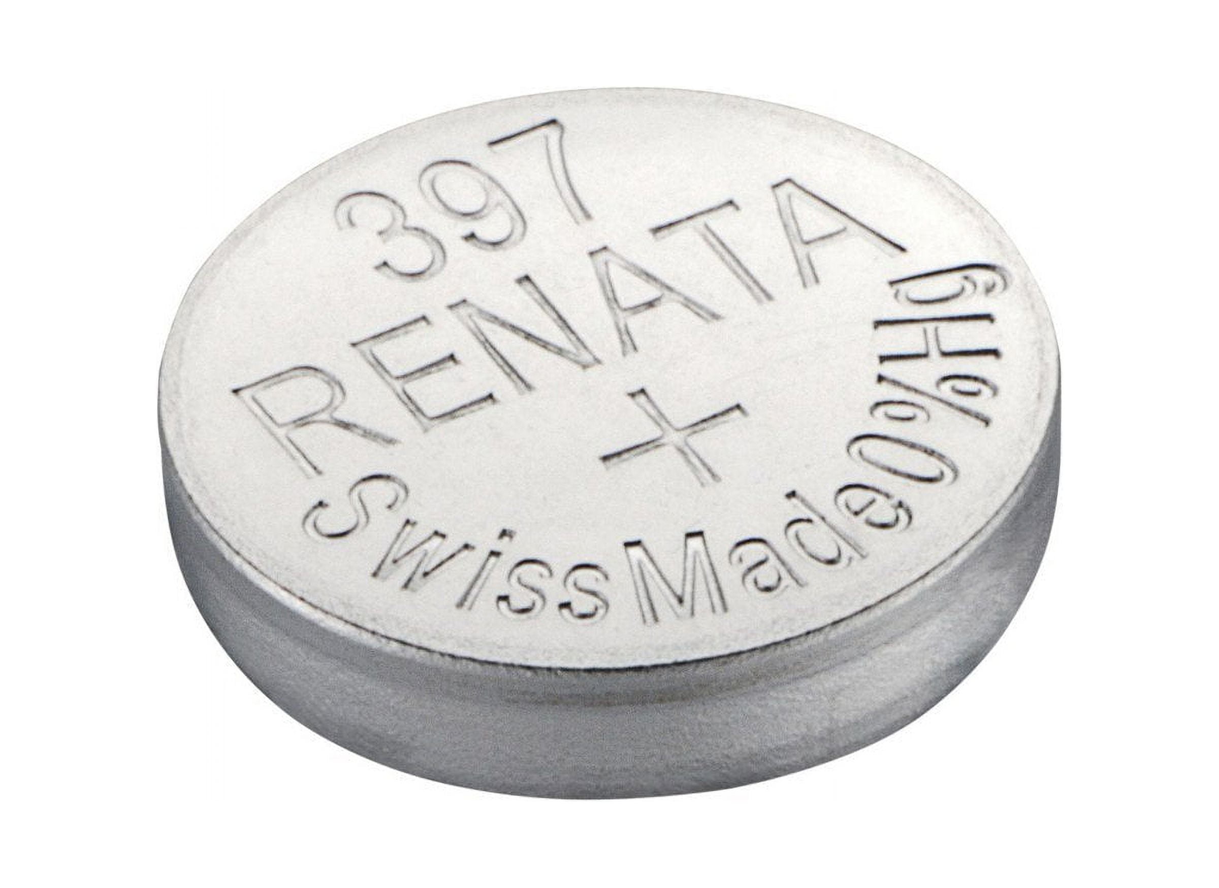 Renata 396 Uhrenbatterie – 10 Stück, SR726SW / AG2, 1.5V, Schweizer Qualität