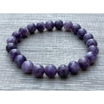 thumbnail image 2 of Lepidolite Crystal Bead Bracelet 8mm, Wholesale Genuine Lepidolite Stretch Gemstone Bracelet, Lepidolite Gift for Men & Women (3), 2 of 9