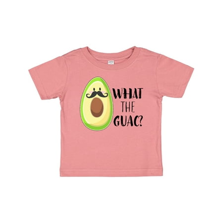 

Inktastic What the Guac Avocado with Mustache Boys or Girls Baby T-Shirt