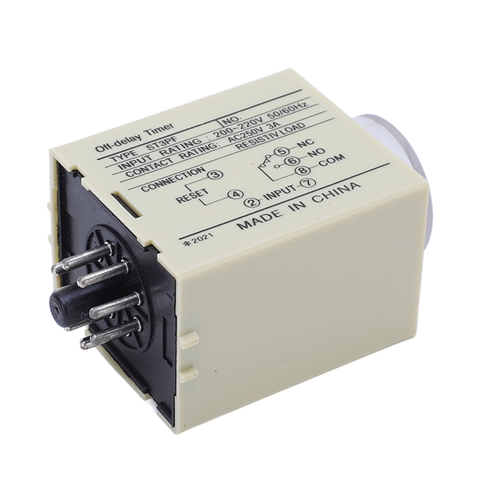 Time Relay, Power Off Delay Relay Easy Time Adjustment For Automated