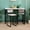Gray + Paper Rope + Farmhouse+2, variant on YANGXUN Set of 2 Style B Black & Honey Hand-Woven Paper Rope Counter Height Bar Stools Farmhouse Kitchen Island Bar Chairs with Footrest & Sturdy Metal Frame