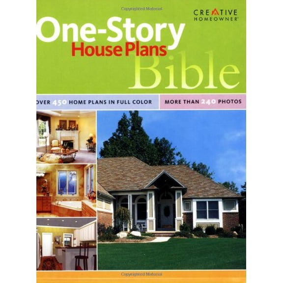 Pre-Owned One-story House Plans Bible (Paperback) 1580113257 9781580113250